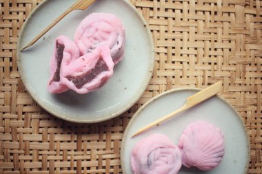 Mochi Japon tatlısı.