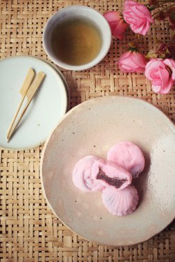 Mochi Japon tatlısı.