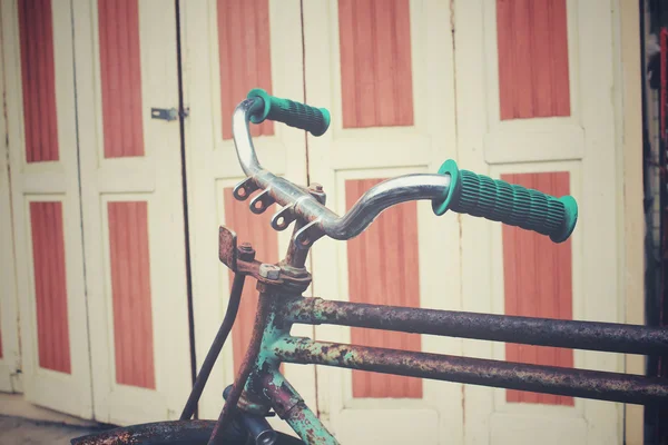Oldtimer-Fahrradlenker. — Stockfoto