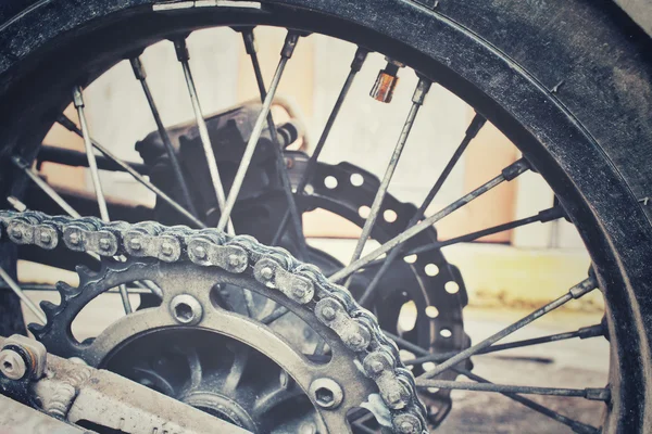 Motorcycle chain — Stock Photo, Image