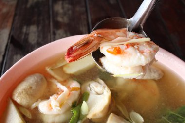 Tom yum goong Tayland gıda