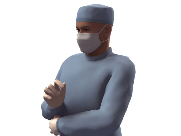 3D render sebész — Stock Fotó