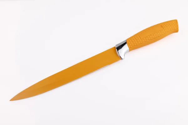 Cuchillo de acero naranja — Foto de Stock