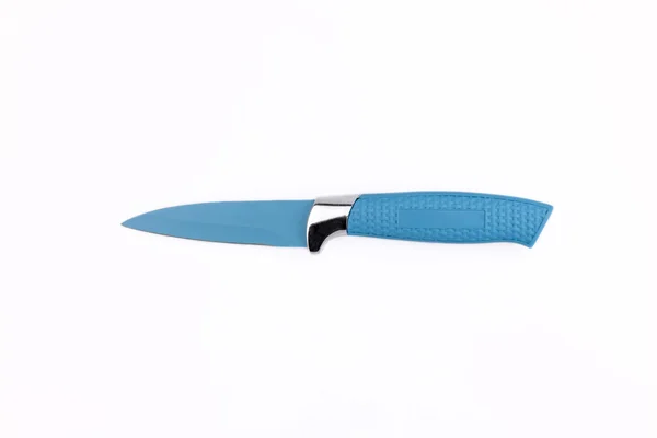 Blå stål kniv — Stockfoto