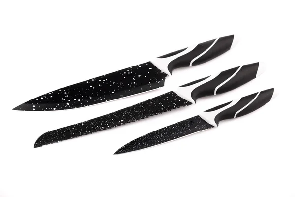 Uppsättning keramiska knivar — Stockfoto