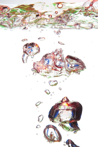 Bubbles in water — Stock Photo, Image