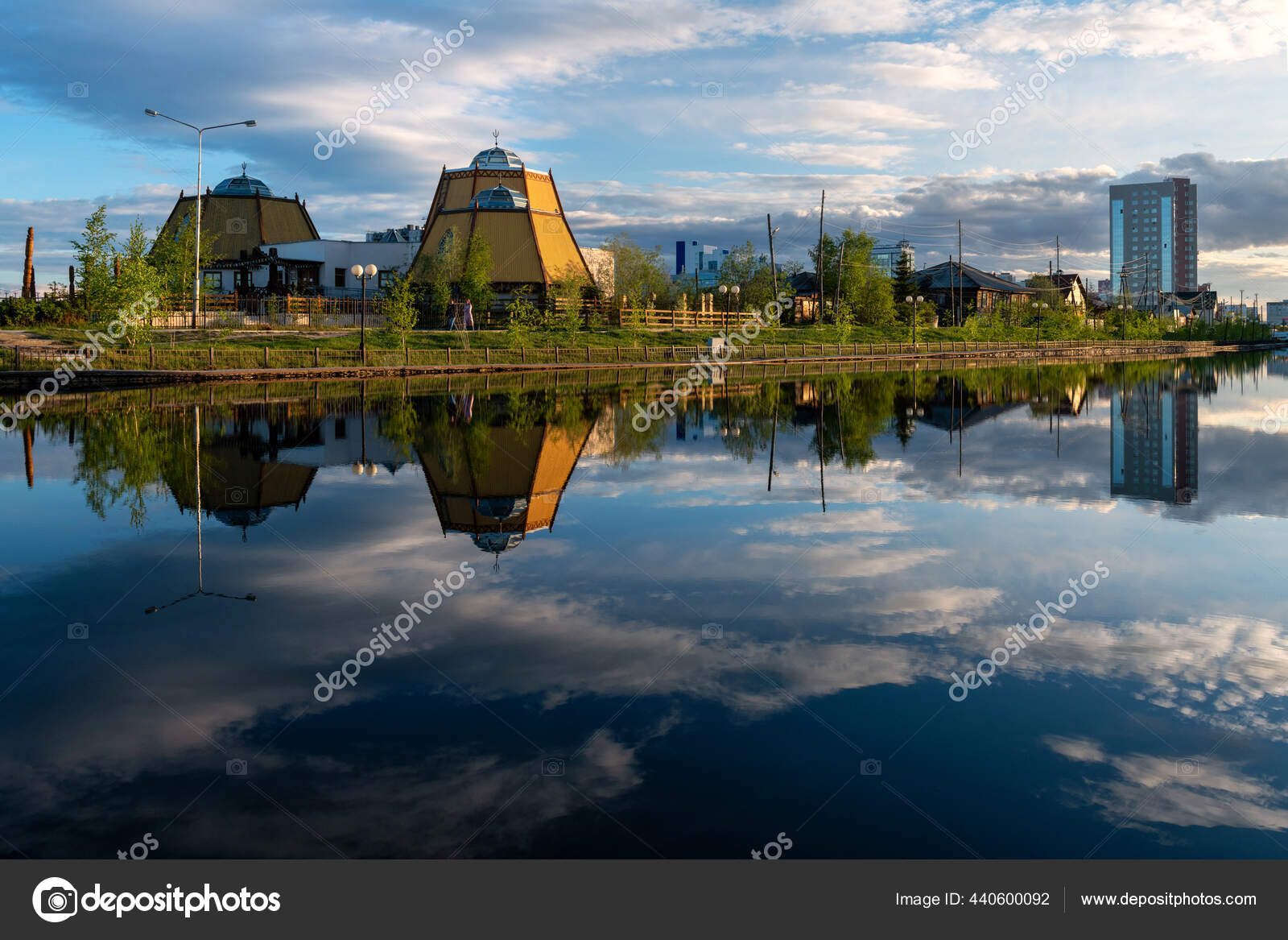 Yakutsk Sakha Republic Russia May 2020 Urban Landscape Lake Teploe Stock Photo Image By C Tagasiapril 440600092