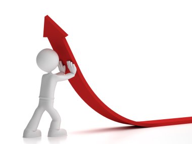 kırmızı yukarı ok