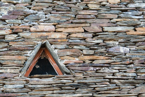 WIndow in a slate roof — Stock Photo, Image