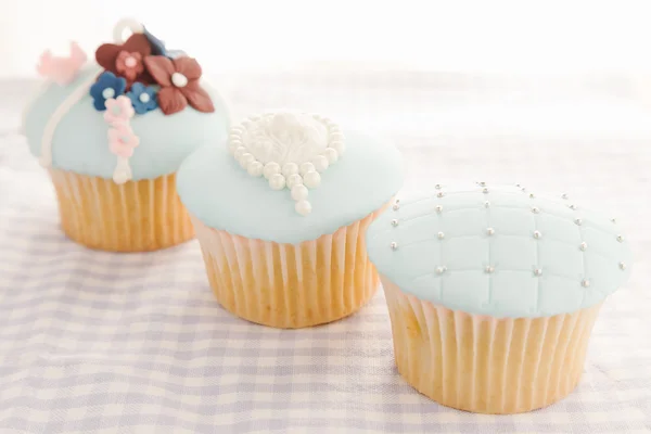 Cupcake decorati vintage — Foto Stock