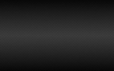 Karbon arka plan. Koyu iplik dokusu. Gölgeli siyah geometrik metal. Çelik hücre tasarımı. Gerçekçi bileşik materyal. Modern teknoloji arka planı. Vektör illüstrasyonu