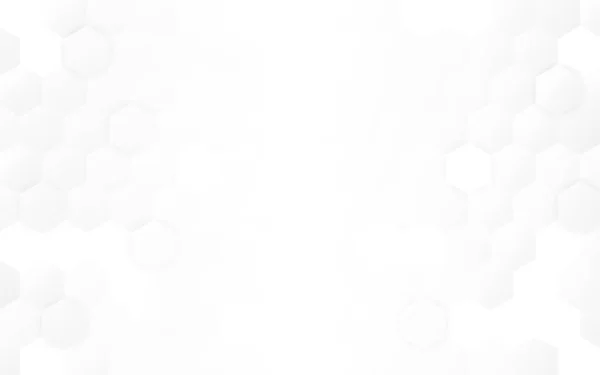 Fondo hexágono. Diseño de luz mínima. Fondo de panal neutro blanco. Plantilla web limpia. Fondo de pantalla hexagonal simple. Ilustración vectorial — Archivo Imágenes Vectoriales
