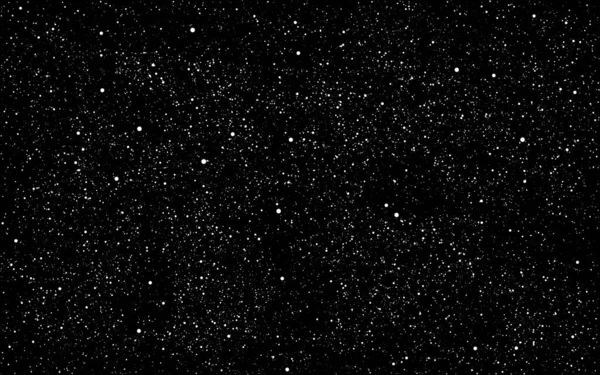 Космічний фон. Текстура темного космосу та білі зірки. Реальні сузір'я. фон зі стеблом. Зоряне нічне небо і молочний шлях. Векторні ілюстрації — стоковий вектор