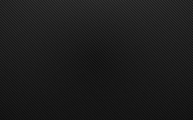 Siyah karbon. Metal fiber doku. Koyu köşegen arka plan. Gölge efektli doğrusal fon. Modern çelik malzeme. Vektör illüstrasyonu