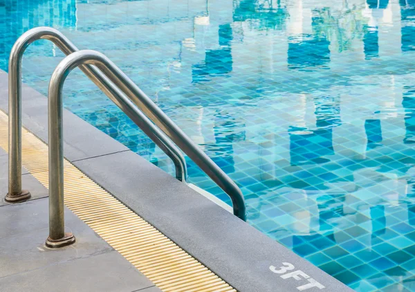 Swimming pool with stair — Stock Photo, Image