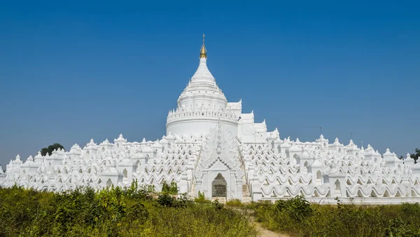 Weiße Pagode von Hsinbyume in Mingun, Myanmar — Stockfoto