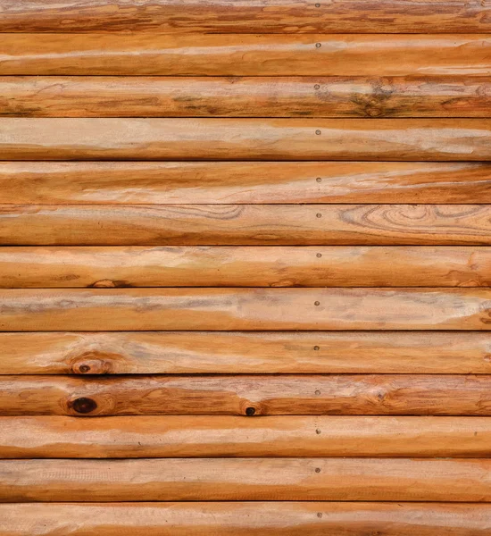 Holz log Wand Hintergrund — Stockfoto
