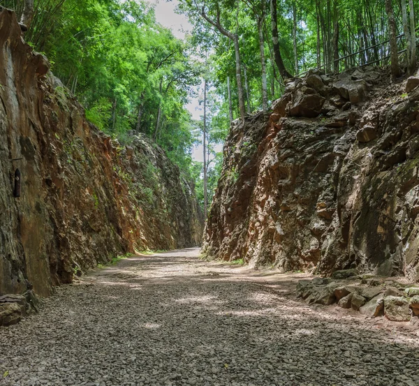 Hellfire pass en Kanchanaburi, Tailandia — Foto de Stock