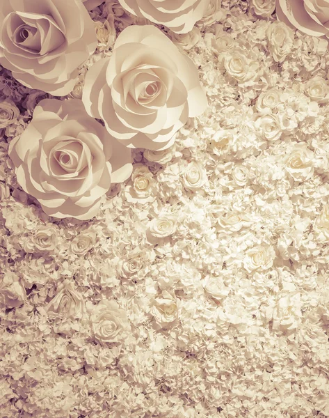 Konstgjord ros blomma bakgrund — Stockfoto