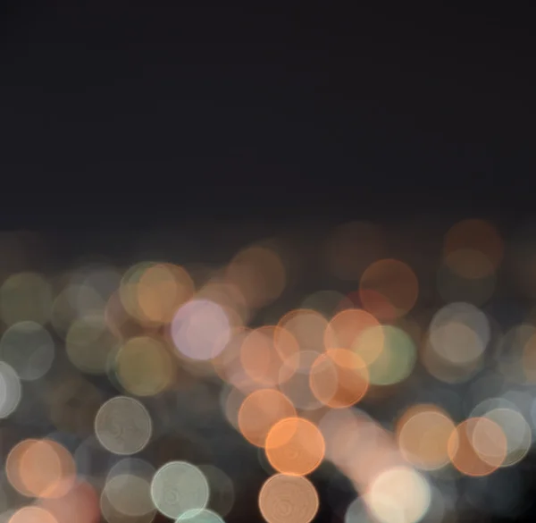 Luzes turvas da cidade de bokeh abstratas — Fotografia de Stock