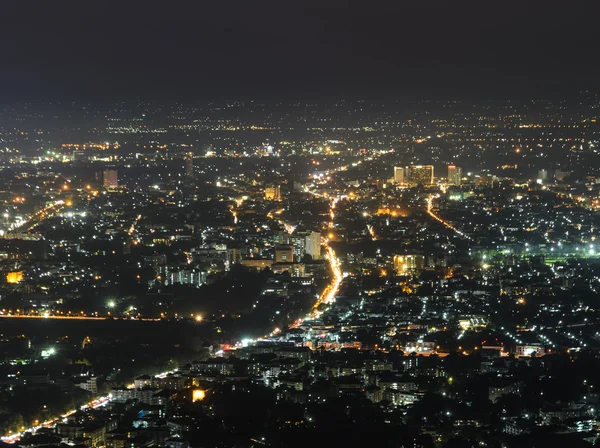 タイ ・ チェンマイ市の空撮 — ストック写真