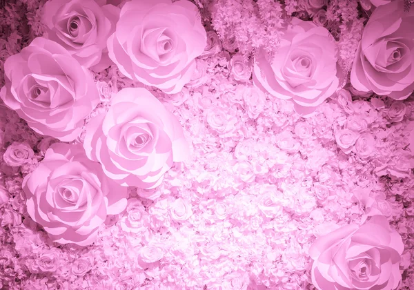 Kunstmatige roze bloem achtergrond — Stockfoto