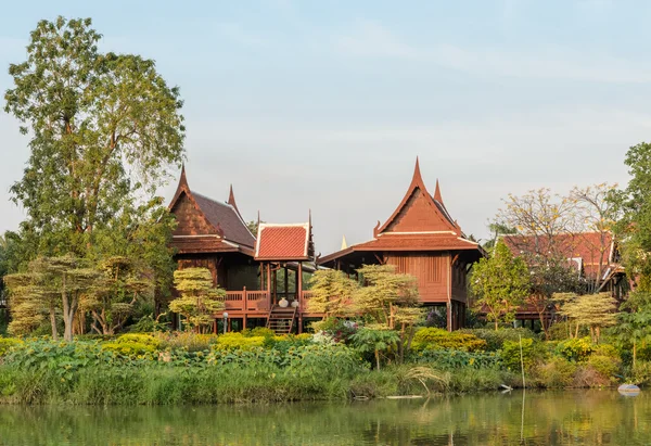 泰国的木房子 — 图库照片