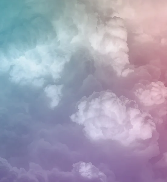 抽象的なパステル cloudscape 背景 — ストック写真