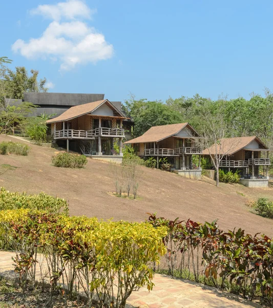 Tayland 'daki dağda bir tatil evi. — Stok fotoğraf