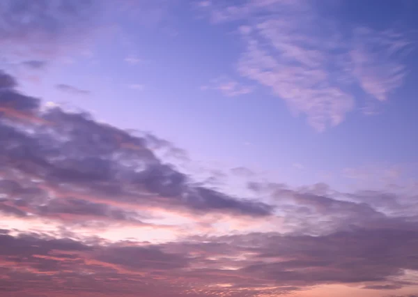 Mooie schemering hemel achtergrond — Stockfoto