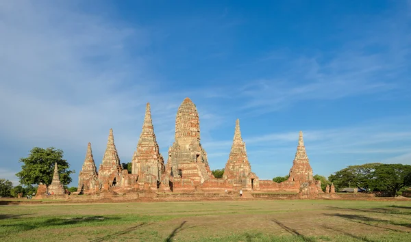 Wat Chaiwatthanaram Templo da Província de Ayutthaya, Tailândia — Fotografia de Stock