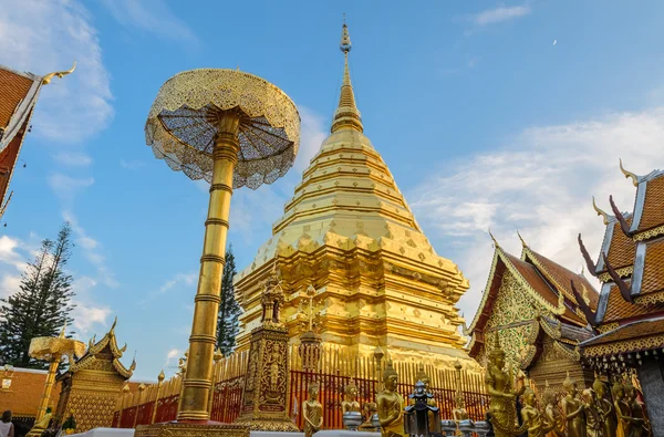 Doi Suthep Tempel, landmark van Chiang Mai, Thailand — Stockfoto