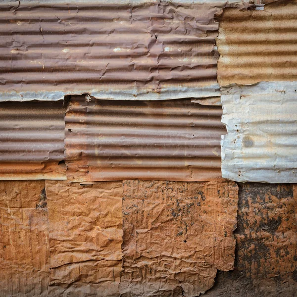 Фон из гофрированной стены — стоковое фото
