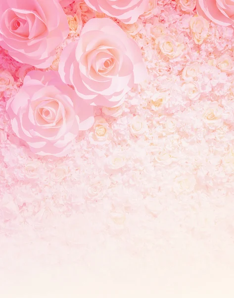 Konstgjord ros blomma bakgrund — Stockfoto