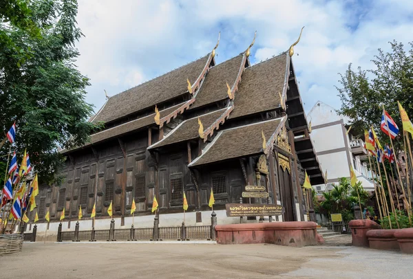 Wat Phan Tao in Chiang Mai, Thailand — Stockfoto