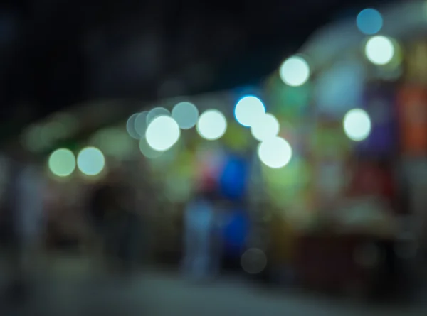 Bulanıklık gece pazarı, Street yürüyüş — Stok fotoğraf