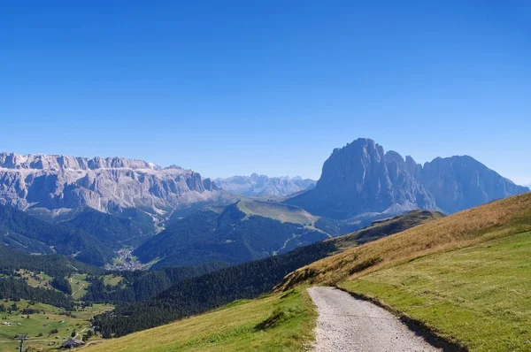 Dolomites Sella grubunda — Stok fotoğraf