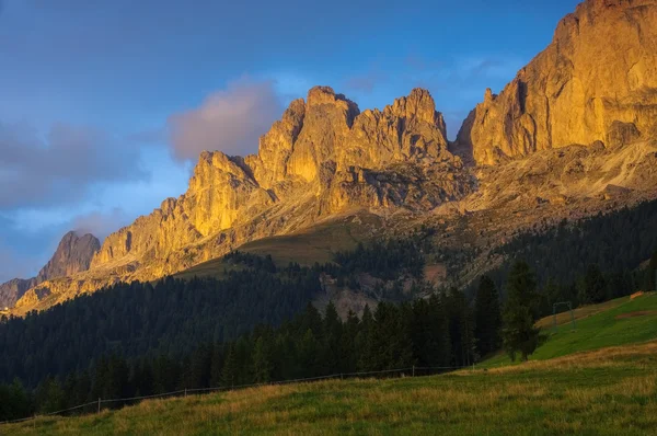 Dolomites에 Rosengarten 그룹 — 스톡 사진