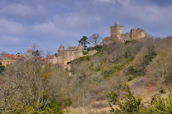 The town Brancion in France — Stock Photo, Image