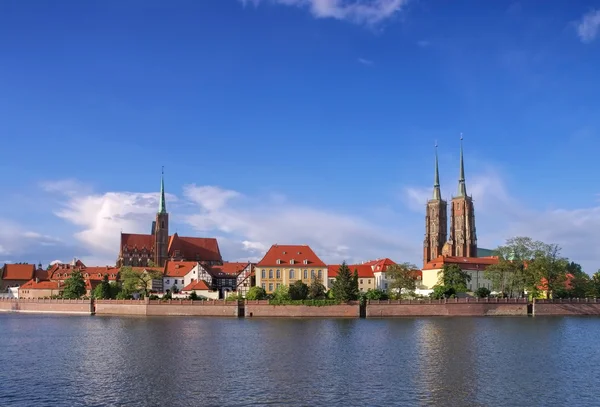 Breslau de kathedraal eiland — Stockfoto