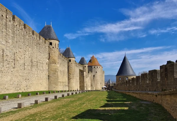 Hrad Carcassonne, Francie — Stock fotografie