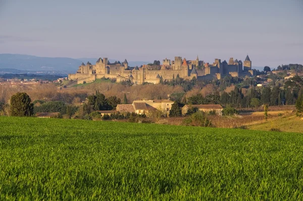 Schloss von Carcassonne, Frankreich — Stockfoto