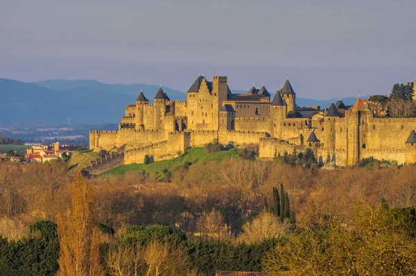 Carcassonne Şatosu, Fransa — Stok fotoğraf