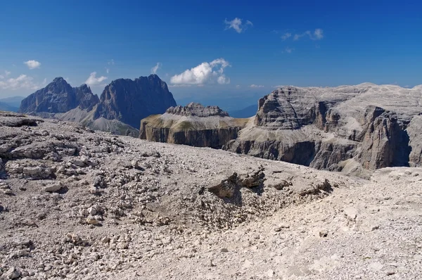 Sella skupina v Dolomitech — Stock fotografie