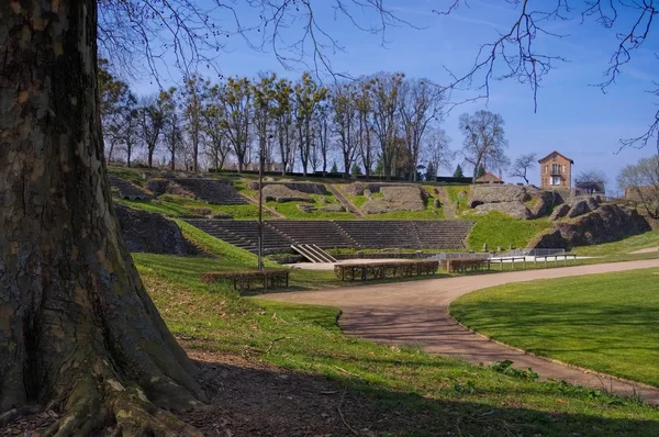 Autun στη Γαλλία, το ρωμαϊκό θέατρο — Φωτογραφία Αρχείου