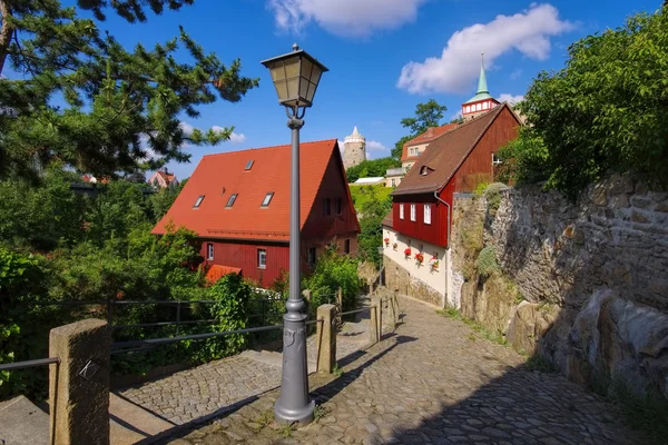 Staden Bautzen nära Fischerpforte i Oberlausitz — Stockfoto