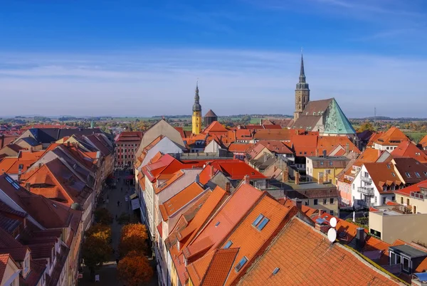 Townscape в верхній Лужиці Bautzen — стокове фото