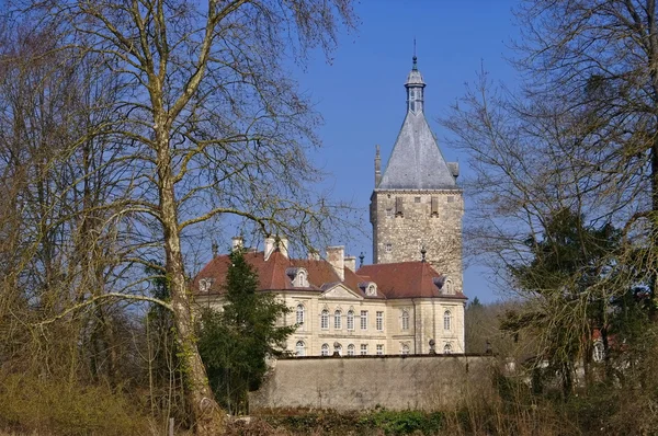 Talmay zamku we Francji — Zdjęcie stockowe