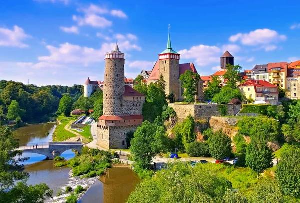 Stare Miasto Budziszyn Górne Łużyce Niemcy — Zdjęcie stockowe