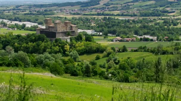 Castelo de Torrechiara — Vídeo de Stock